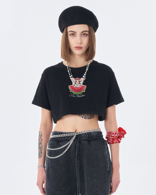 Sandía Cropped T’Shirt