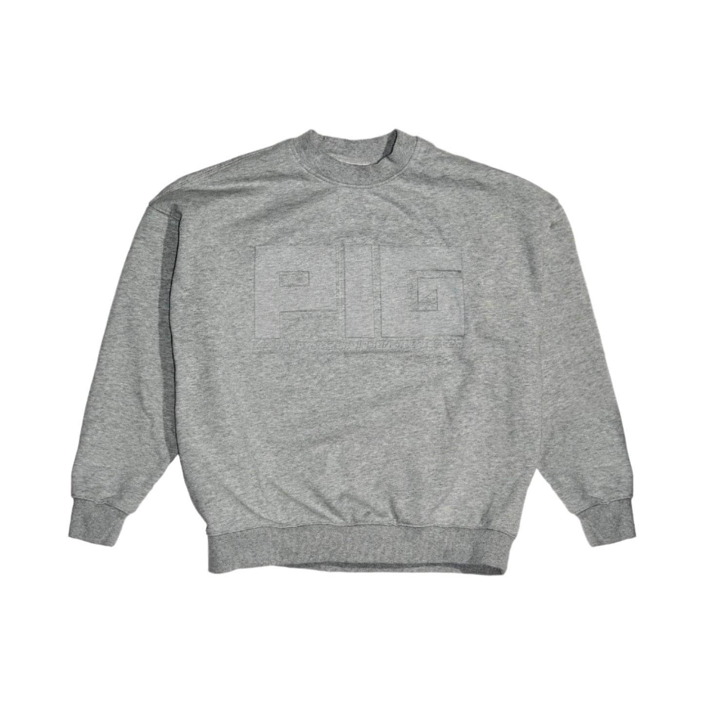 PIG Embossed Crewneck