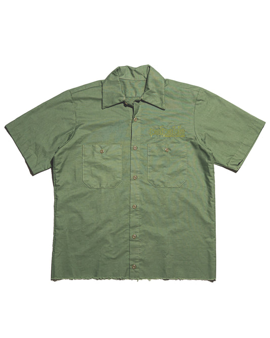 Spanish Moss Cropped Work Shirt